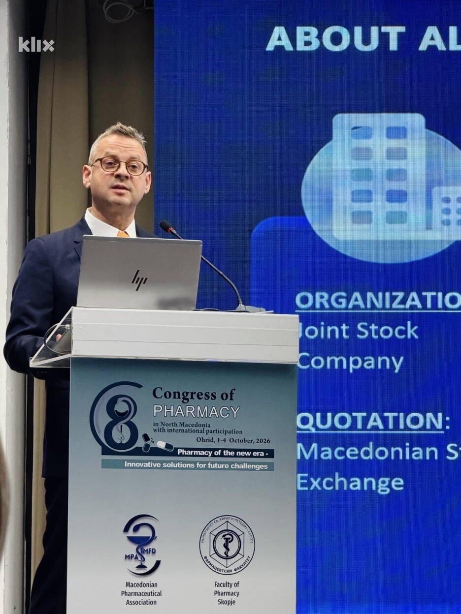 Živko Mukaetov, generalni direktor i predsjednik Upravnog odbora Alkaloida (Foto: I. B./Klix.ba)