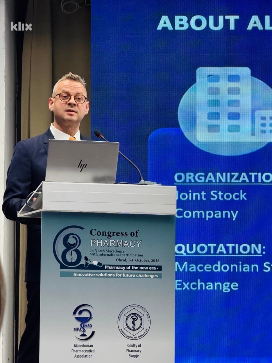Živko Mukaetov, generalni direktor i predsjednik Upravnog odbora Alkaloida (Foto: I. B./Klix.ba)