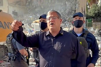 Ben-Gvir nastavlja s teroriziranjem Palestinaca, objavio snimak rušenja zgrade u Jerusalemu: "Ovo je buka koju volim"