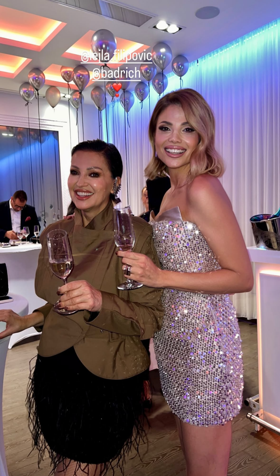 Lejla Filipović s Ninom Badrić (Foto: Instagram)