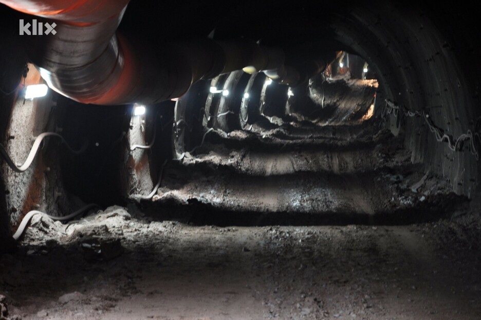 Tunel Hranjen koji je još u izgradnji (Foto: E. A./Klix.ba)