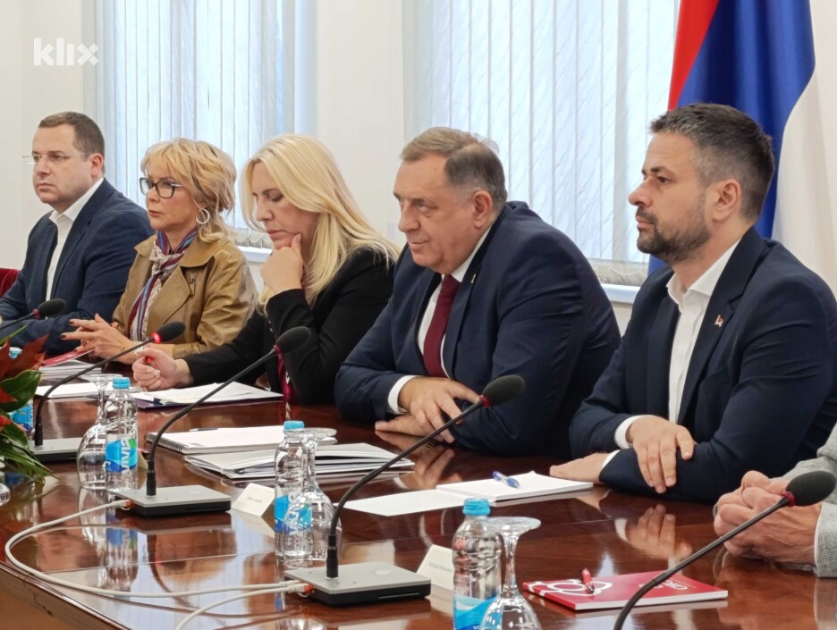 Delegacija SNSD-a na sastanku sa HDZ-om