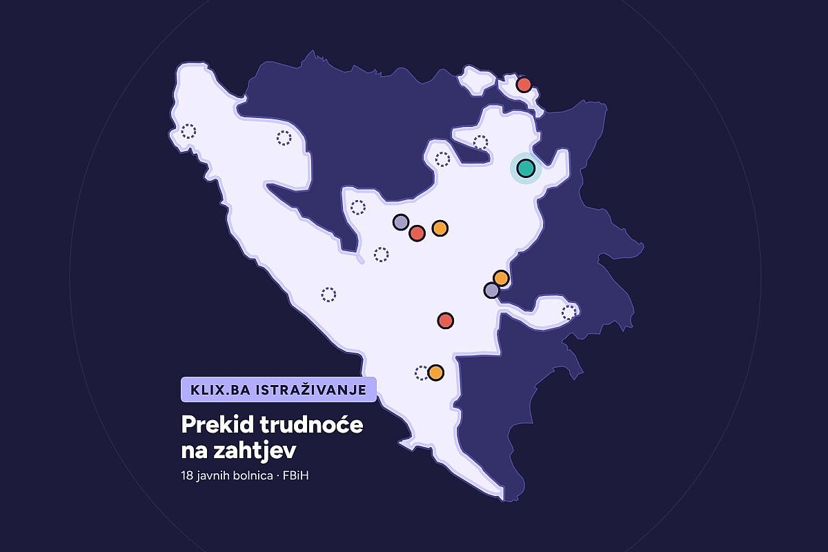 Kada žena čuje "ne": Dio ljekara u FBiH odbija prekid trudnoće pozivajući se na pravo koje zakon ne poznaje