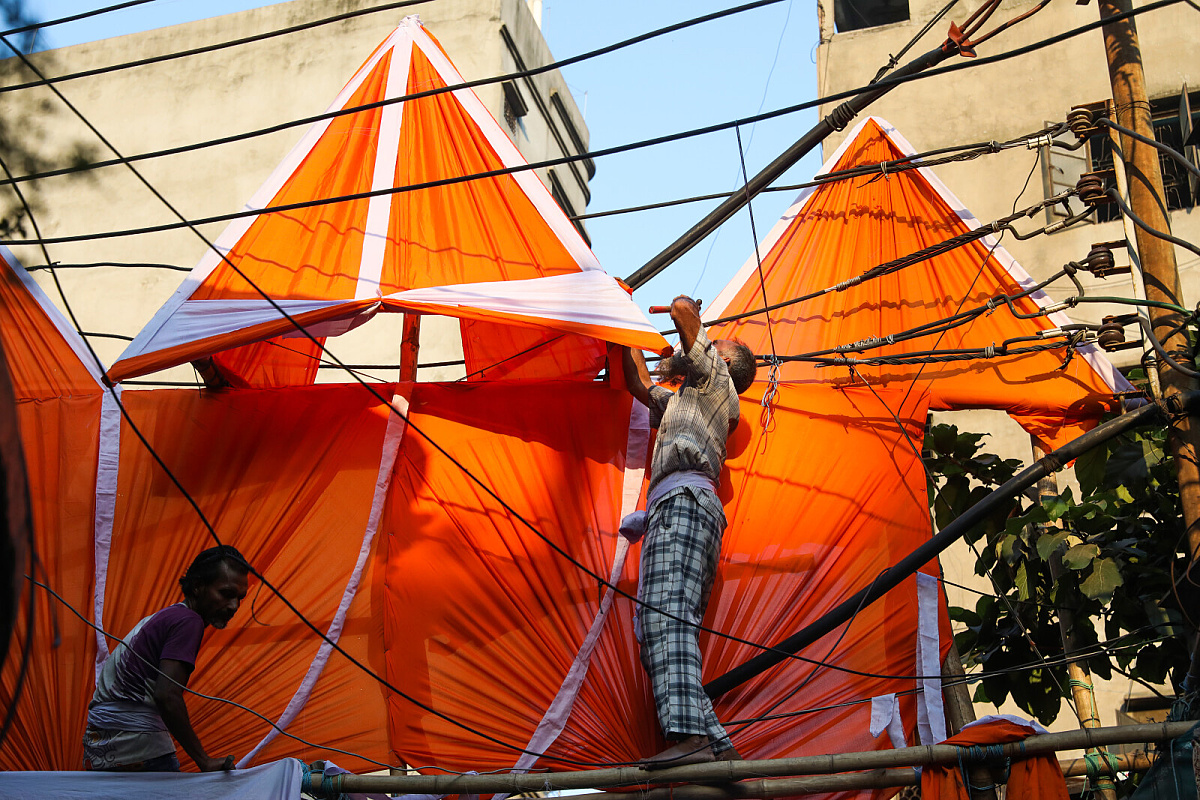 Dhaka se priprema za Durga Pujau: Ulice starog dijela grada ukrašene uoči festivala