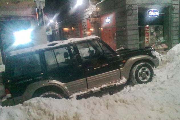 Hyundai Galloper koji je ostao posebno drag Jažiću u zimu 2012. godine.