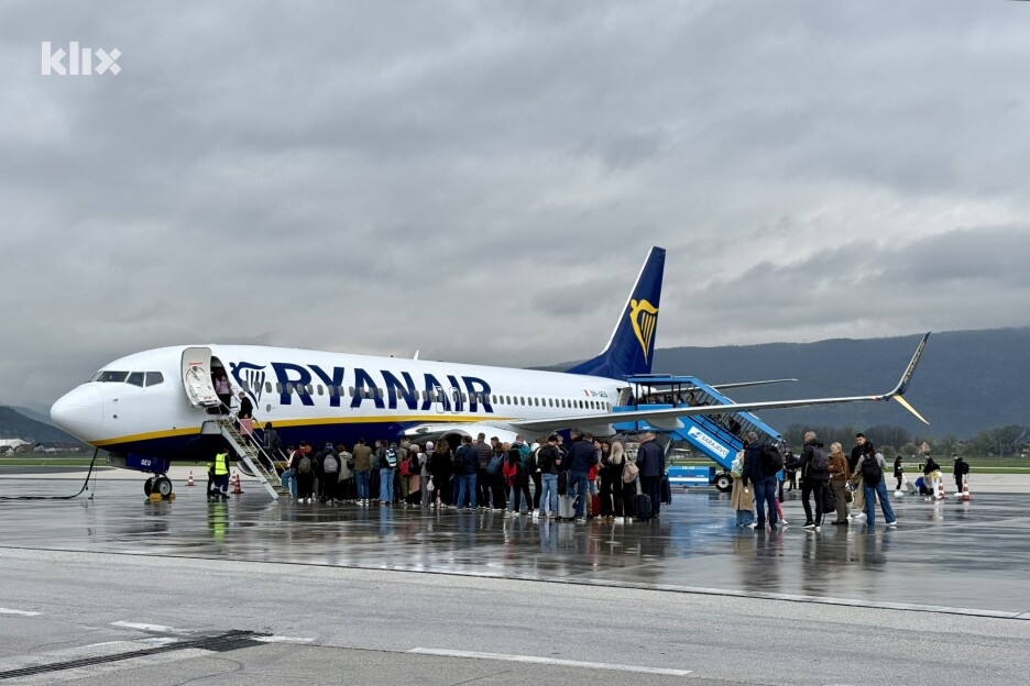 Ryanair napravio veliki proboj na tržištu BiH (Foto: Klix.ba/Klix.ba)
