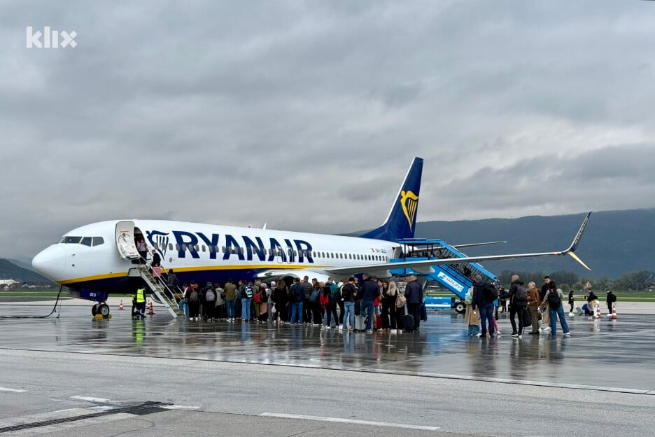 Ryanair napravio veliki proboj na tržištu BiH (Foto: Klix.ba/Klix.ba)