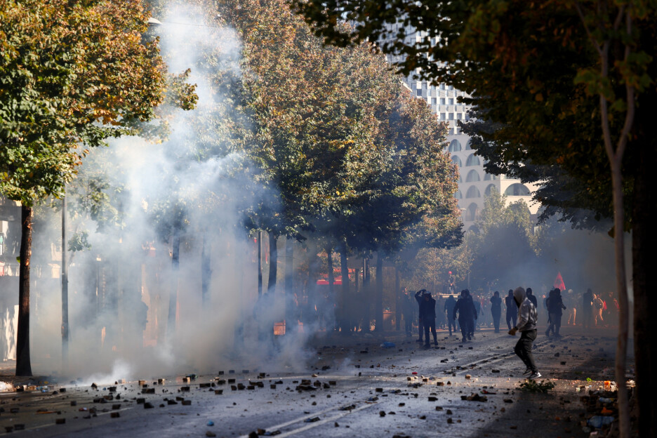 Protesti u Albaniji (Foto: Reuters)