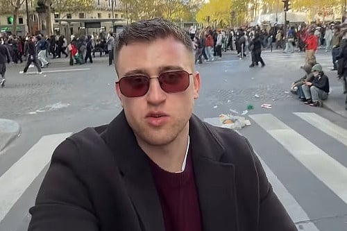 Srbijanski influenser Ašćerić usred nereda u Parizu: grad u blokadi