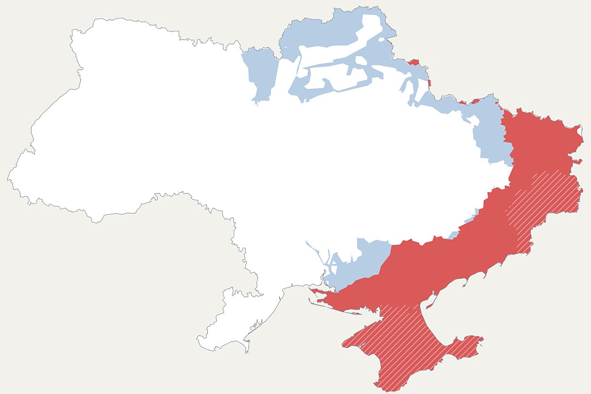 Pogledajte kako izgledaju četiri godine rata u Ukrajini, branioci oslobodili teritoriju veličine Bosne i Hercegovine