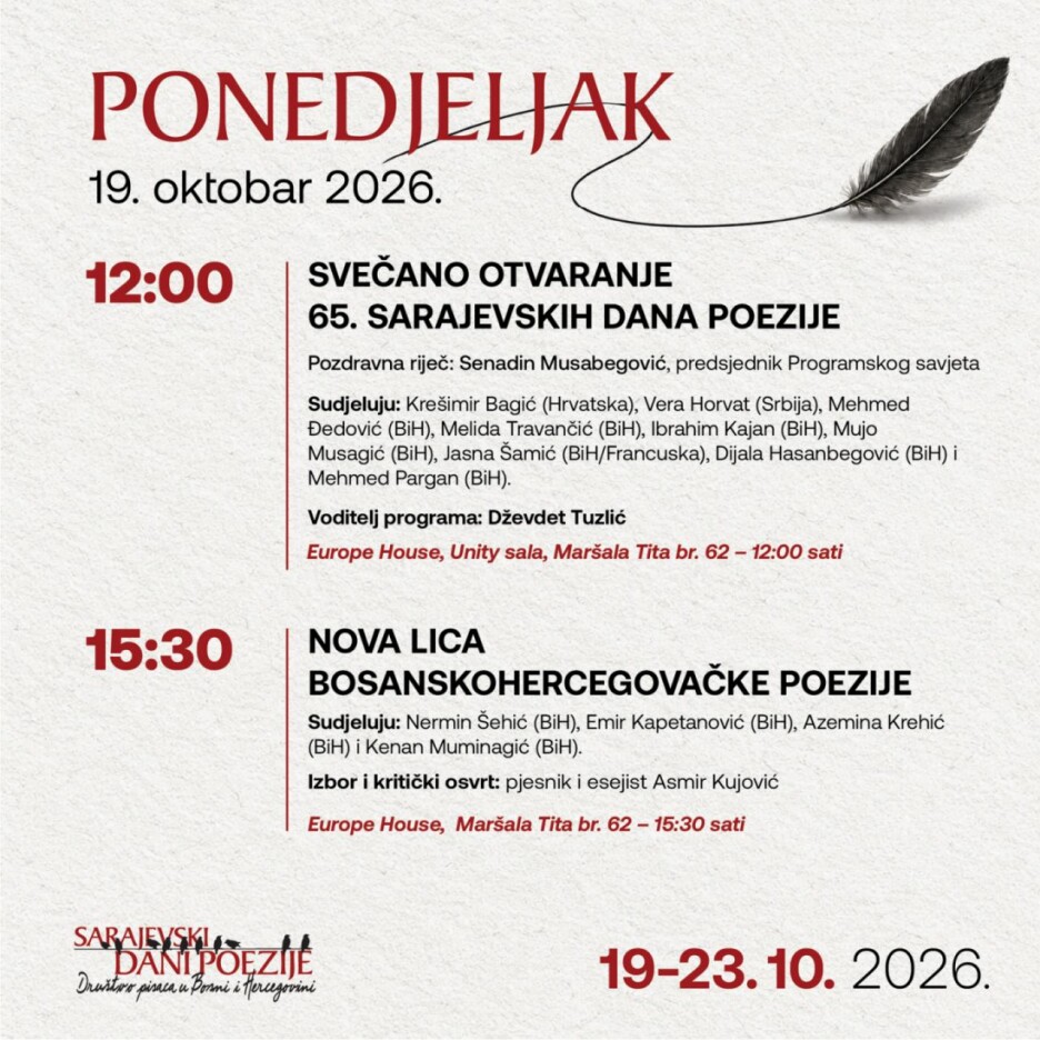 Program za 19. oktobar (Foto: Press)