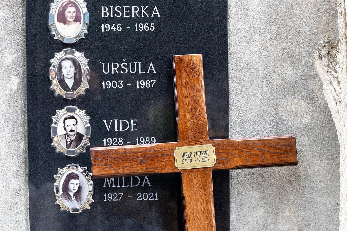 Mirko Cetinski sahranjen u Rovinju: "Njegove pjesme govorit će još dugo"