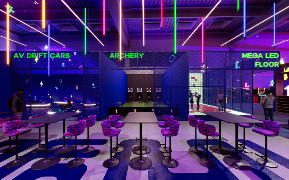 Archery Arena i Mega LED Floor (Vizualizacija: Cindrić Studio)