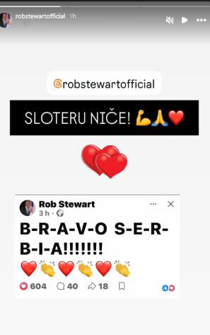 Stewart se oglasio na svojim društvenim mrežama (Foto: Screenshot)