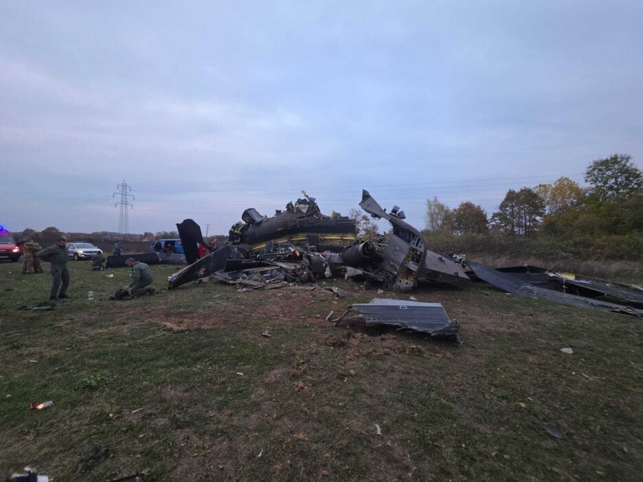 Helikopter koji je pao kod Brčkog (Foto: Klix.ba)