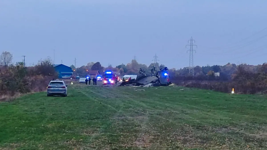 Mjesto pada EUFOR-ovog helikoptera kod Brčkog