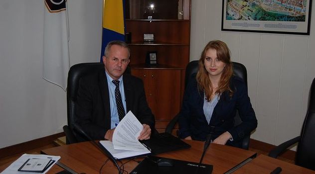 Ministar Mujo Fišo i Emina Hodžić