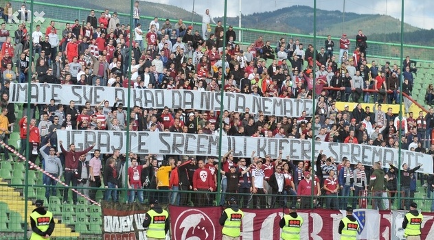 Navijači FK Sarajevo (Foto: Nedim Grabovica/Klix.ba)