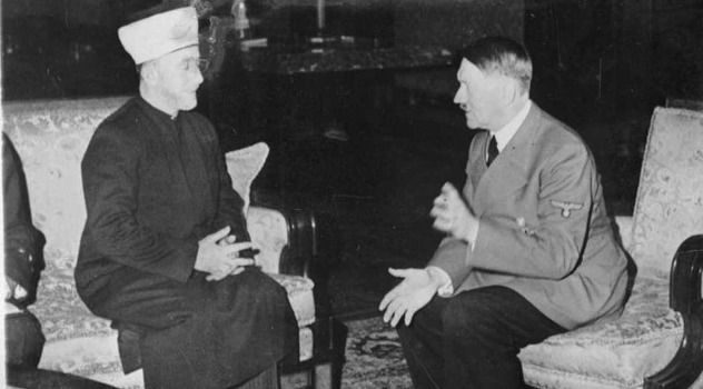 Husseini i Hitler tokom jednog sastanka s početka Drugog svjetskog rata
