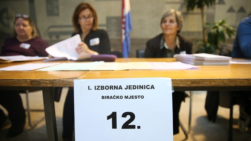 Jedno od birališta u Hrvatskoj (Foto: Anadolija)
