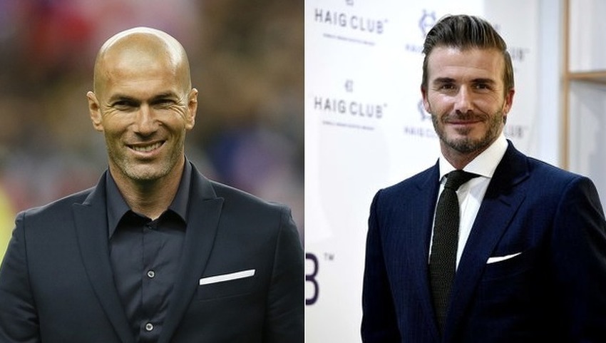 Zinedine Zidane i David Beckham (Foto: EPA)