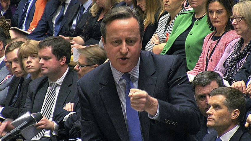 David Cameron u Parlamentu (Foto: AFP)