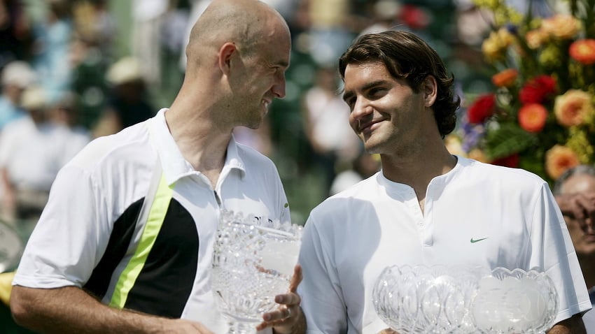 Ivan Ljubičić i Roger Federer (Foto: EPA)