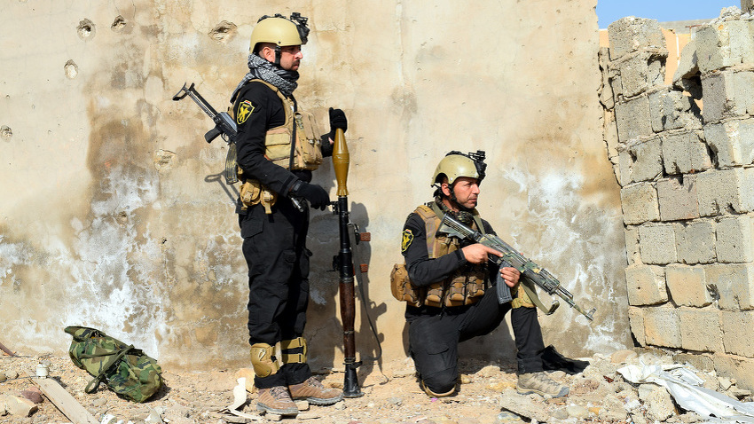Iračke snage u Ramadiju (Foto: EPA)