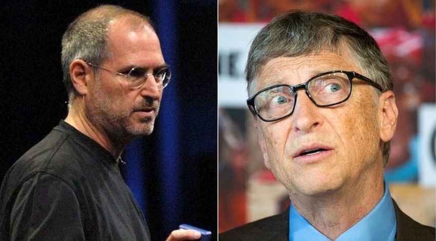 Steve Jobs i Bill Gates (Foto: EPA)