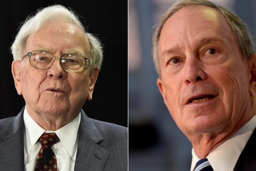 Warren Buffett i Michael Bloomberg (Foto: EPA)