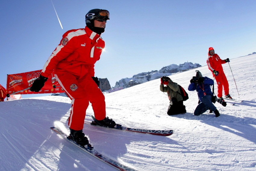 Michael Schumacher na skijanju (Foto: Arhiv/EPA)