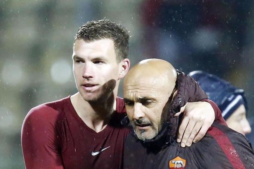 Džeko i Spalletti (Foto: EPA)