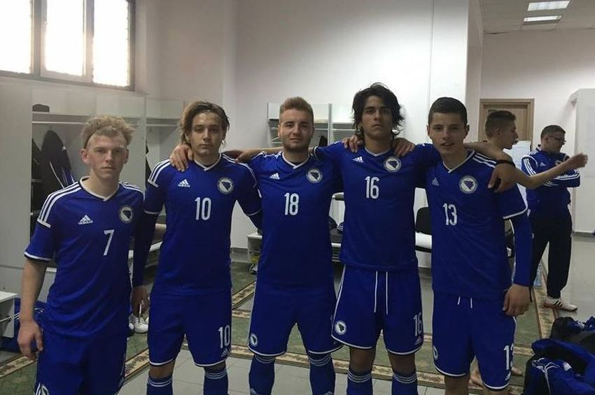 Resić (krajnje lijevo), Veladžić, Mehuljić, Sadiku i Nedim Hadžić (Foto: FK Sarajevo)