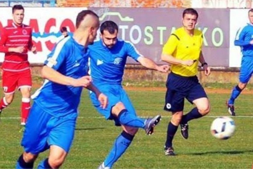 Joco Stokić u akciji protiv Mladosti DK (Foto: FK Radnik Bijeljina)
