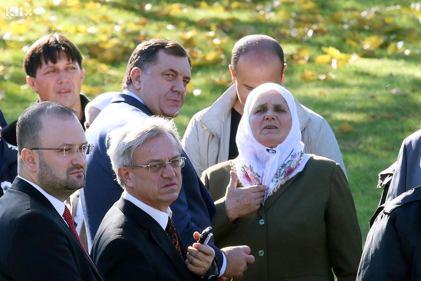 Milorad Dodik i Hatidža Mehmedović (Foto: Arhiv/Klix.ba)