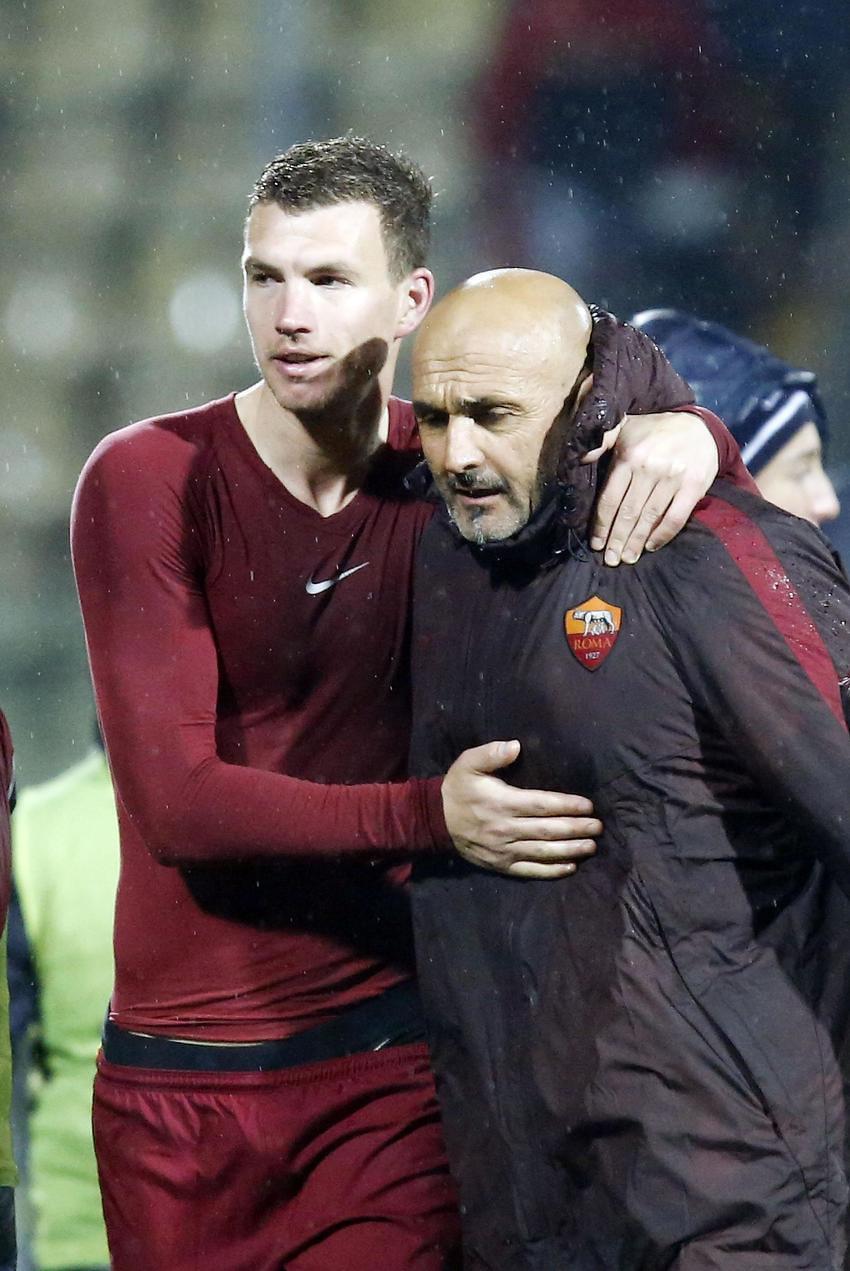 Džeko i Spalletti (Foto: EPA)