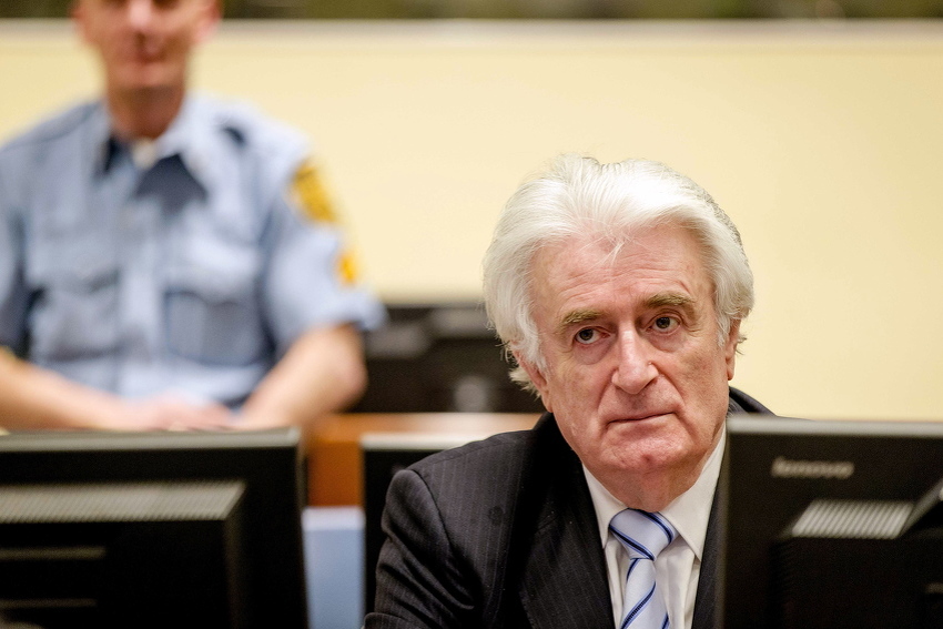 Radovan Karadžić na izricanju današnje presude (Foto: EPA)