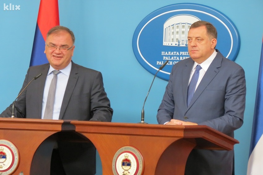 Mladen Ivanić i Milorad Dodik (Foto: Klix.ba)