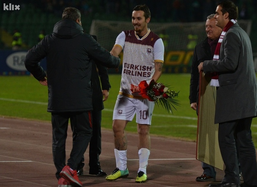 Alen Škoro na oproštajnoj utakmici protiv Galatasaraya (Foto: Arhiv/Klix.ba)