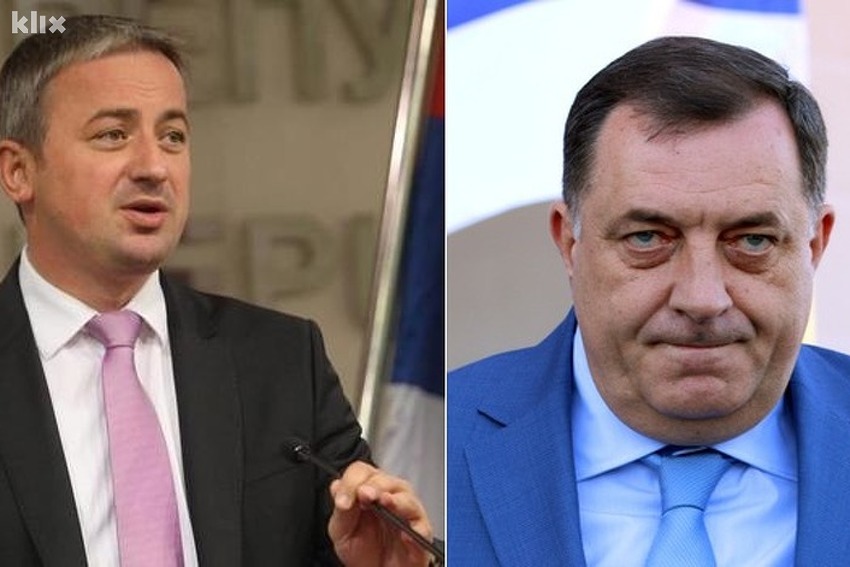Branislav Borenović i Milorad Dodik (Foto: Klix.ba)