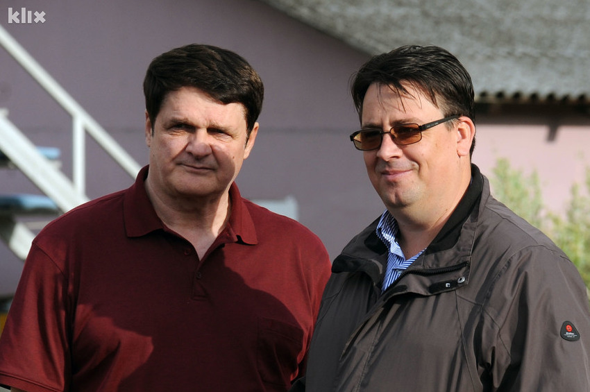 Direktor Slobode Sabahudin  Saša Vugdalić i predsjednik Azmir Husić (Foto: Klix.ba)
