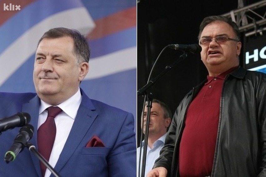 Milorad Dodik i Mladen Ivanić (Foto: Klix.ba)