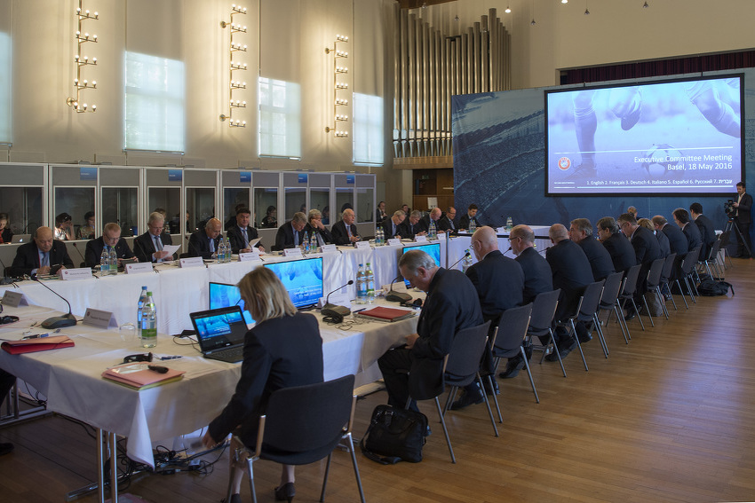 Izvršni komitet UEFA-e je danas održao sastanak u Baselu (Foto: EPA)