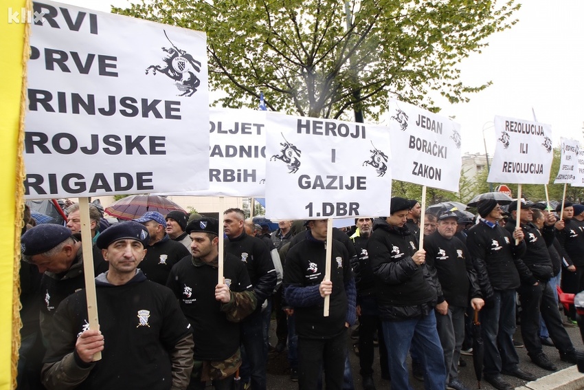 Sa prošlih protesta u Sarajevu (Foto: Klix.ba)