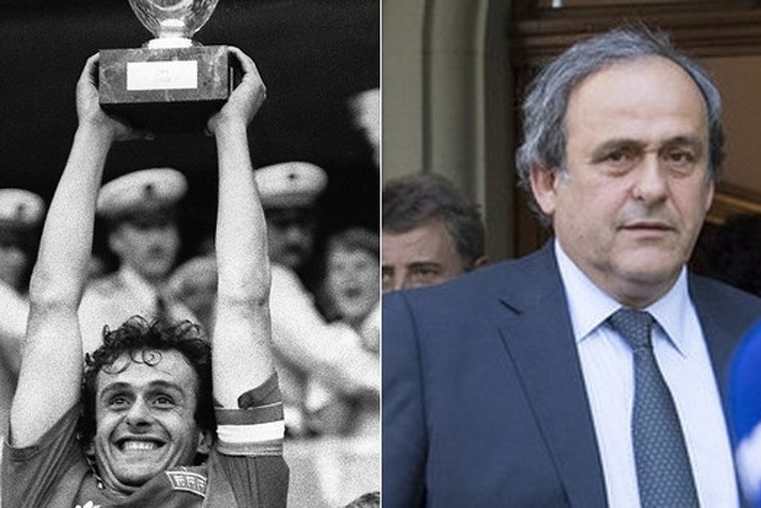 Platini nakon pobjede u finalu Eura  (lijevo) i nakon suđenja u Losani (Foto: AFP/EPA)