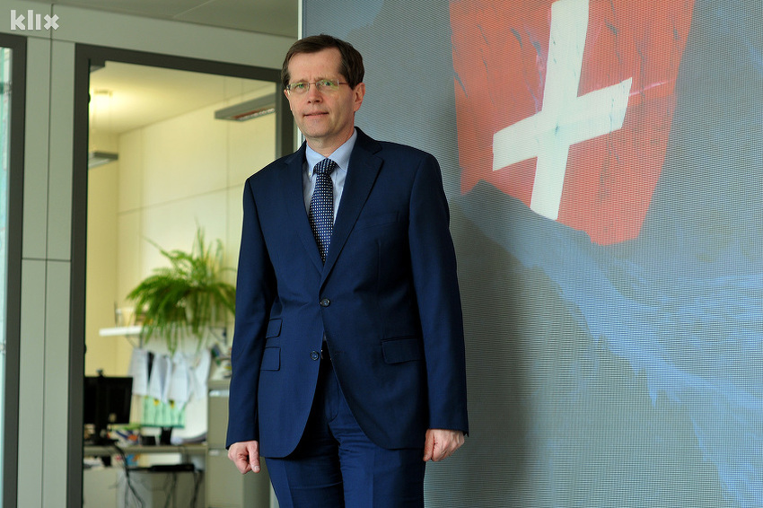 Ambasador Švicarske u BiH Heinrich Maurer (Foto: Nedim Grabovica/Klix.ba)