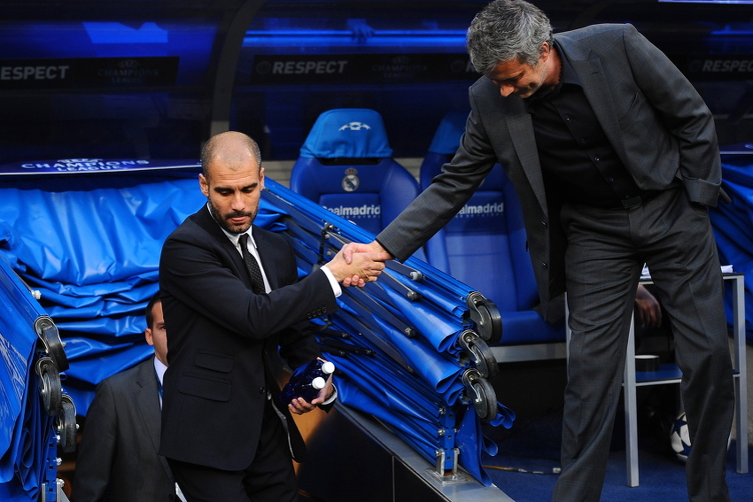 Rivalstvo Pepa Guardiole i Josea Mourinha se nastavlja (Foto: AFP)