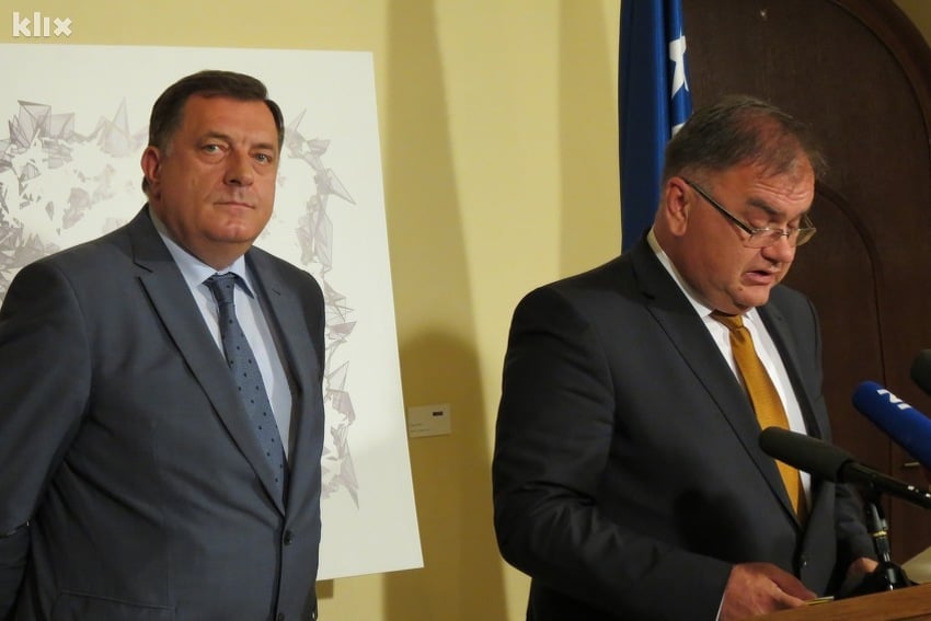 Milorad Dodik i Mladen Ivanić (Foto: Klix.ba)