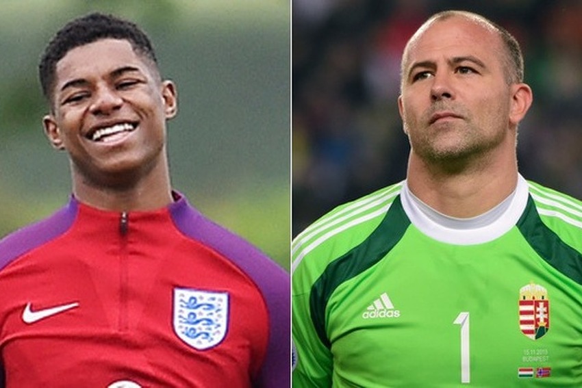 Marcus Rashford (18) i Gabor Kiraly (40), najmlađi i najstariji igrači na Euru