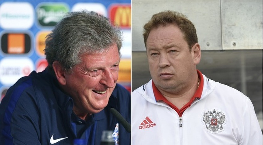 Roy Hodgson i Leonid Slutski (Foto: AFP)